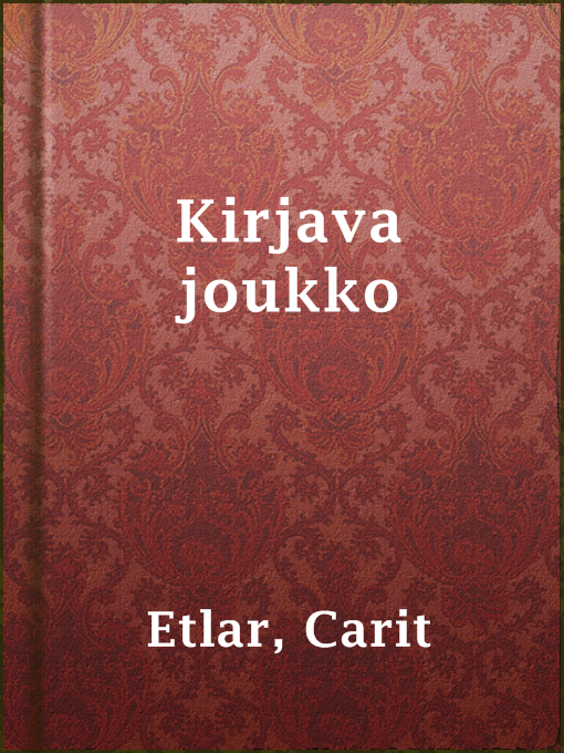 Title details for Kirjava joukko by Carit Etlar - Available